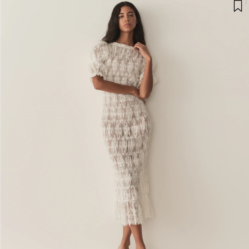 Doen Raquella Dress in Salt Lace